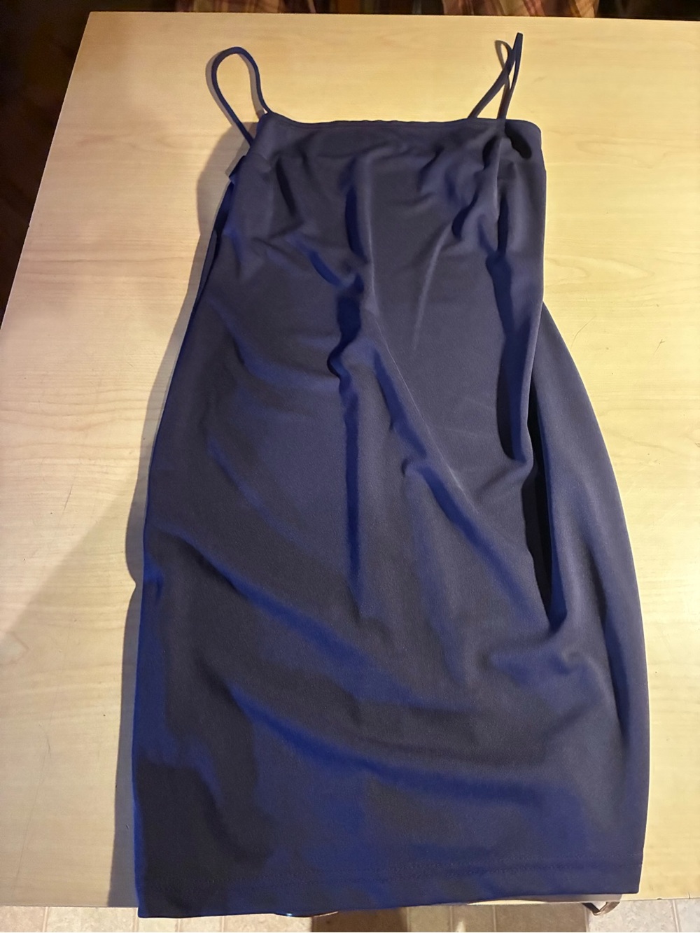 Simple Spaghetti Strap Slip Dress  plum colored size 7/8